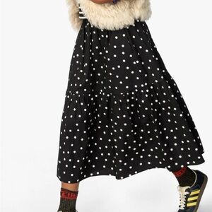 Clare V Manon Scattered Polka Sot Skirt